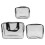 Clear PVC Cosmetic Bag – Large, Medium, Small Sizes 1