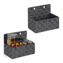 Hängende Aufbewahrungskörbe, 2er-Set - Wandorganizer
