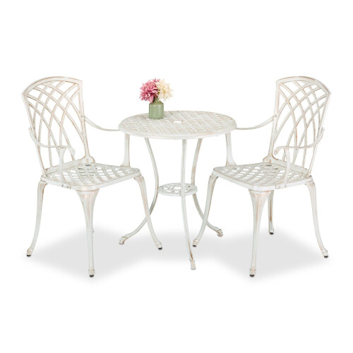 Bistroset voor buiten, vintage design, 3-delig 1