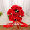 Artificial Rose Wedding Bouquet – 9-Head Silk Floral 1