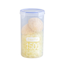 Clear Round Food Storage Container with Lid
