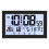 Digital Wall Clock with Thermometer and Alarm 1
