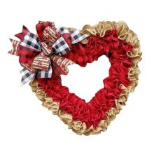 Heart-Shaped Valentine's Wreath 40 cm