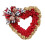 Heart-Shaped Valentine's Wreath 40 cm 1