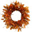 24 Inch Fall Wreath with Pumpkins and Maple Leaves 1