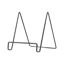 Metalen bordenstandaard, zwart, 13 x 14,2 x 15 cm