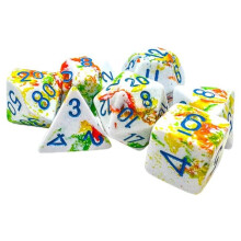 Chessex CHX24409 Breezy Brush Dice Set - 7 Piece