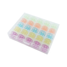 Bunte 25-Fächer-Spulenbox, 10 Sätze, Box 9,8 12 cm