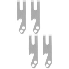 4Pcs Silver Stainless Steel Money Clip Holder Sleek Design for Money