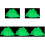 5Pcs Lightweight Fluorescent Aquarium Rockery Decor Compact Fish Tank 1