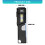 Tactically Flashlight With Clip & Digital Display Clip On-Black 4