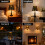 Couverture de lampe murale, abat-jour de Table en forme de 6