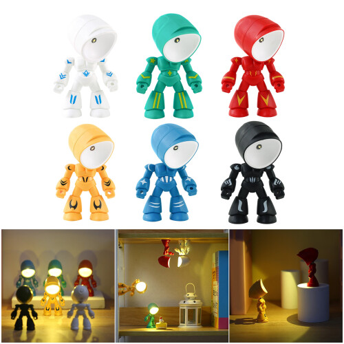 Automatic Dimming LED Small Night Lamp Robotic Buddy for-White 2