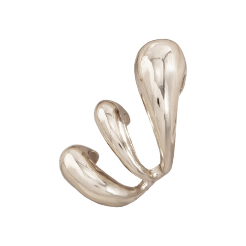 Boucles d'oreilles à Clip en alliage léger, Design-blanc k 3697