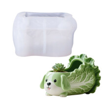 Silikonform für Blumentöpfe, Kohlhund, Sukkulenten-Pflanzgefäß,