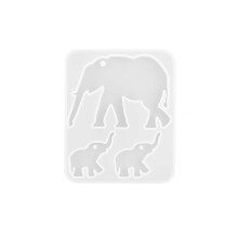 Flexible Silikon-Tier-Anhängerform, Elefant, Bär,-Elefant