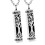 Colliers souvenirs de crémation, 2 pièces, bijoux-Argent 1