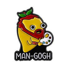 Badges hybrides en émail, fruits animaux joyeux,-QHXZ5067