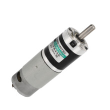 Kupfer-Getriebemotor 24V 15W 8x21mm Schwarz/Silber