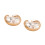 Boucles d'oreilles creuses multicouches-blanc k 6459 1