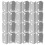 200Pièces Plaque Verrou , Métal Argent, Fixation Rapide 1