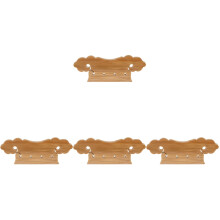 4Pièces Pont Pipa En Bambou Résistant, Accessoire De Luthier Khaki
