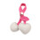 Cherrys Shaped Key Chain Accessory For Handbags Backpacks-Gray 1