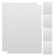 6St Universele Zilveren Aluminium Gravureplaten Voor Naamplaat