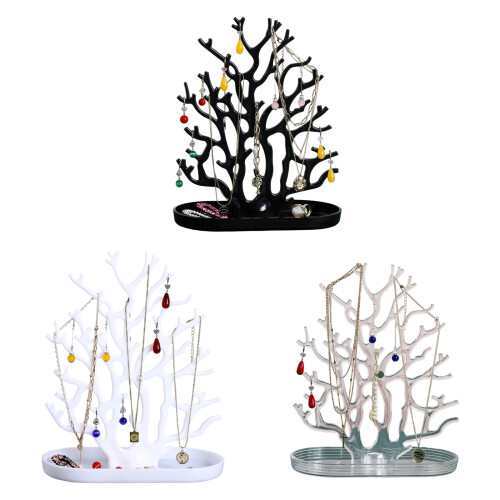 Multi Branch Jewelry Display Holder Lightweight Sturdy-Clear 1