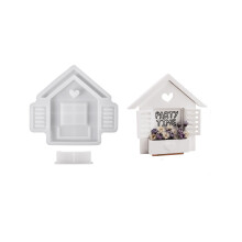 Decorative House Silicone Mold for Handmade Jewelry Keychains