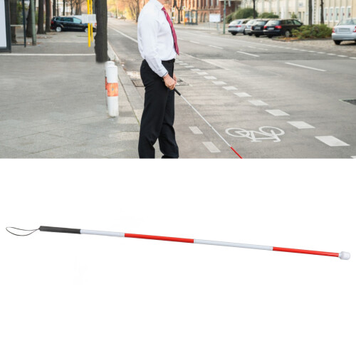 Aluminium Folding Blind Cane with Anti-Slip Handle 1