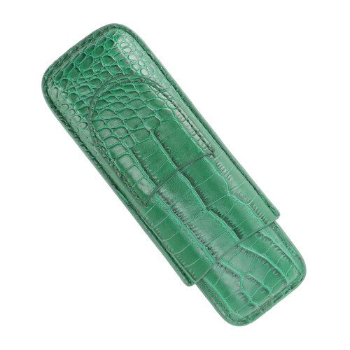 Leather Cigar Case Holder for2Cigars 1