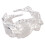 Adjustable Open Feather Thorn Ring Elegant Designs-Silver 1