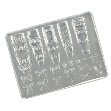 Geprägte Nail-Art-Silikonform für DIY-Basteln und