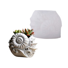 Flexible Silicone Conch Planter Mold For DIY Resin Jewelry