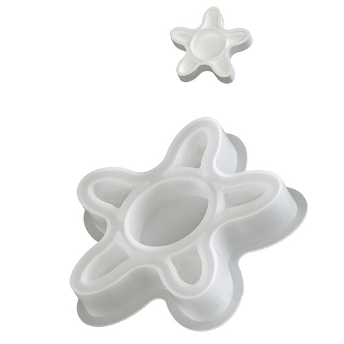Flexible Silicone Candle Holder Mould For Casting DIY-asteroid