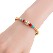Bracelet réglable de style tibétain tissé à -Suivez-vous tous vos