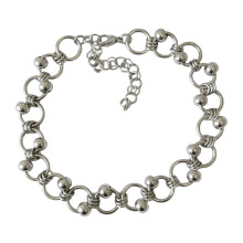 Vintage Punk Interlocked Chain Necklace Alloy Adjustable For