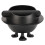 Coffee Knock Box ABS Black with Bar 1