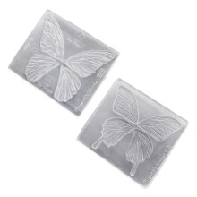 3D-getextureerde vlinder siliconen mallen 2PCS Set Easy-3031