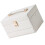Jewelry Case Triple Layer Storage Leather Designs-White 1