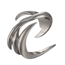 Eigentijdse Dragon Claw Ring Oxidatiebestendig Metaal Comfort