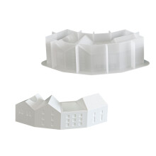 Multifunctionele siliconen huisvorm voor betonwasgieten en
