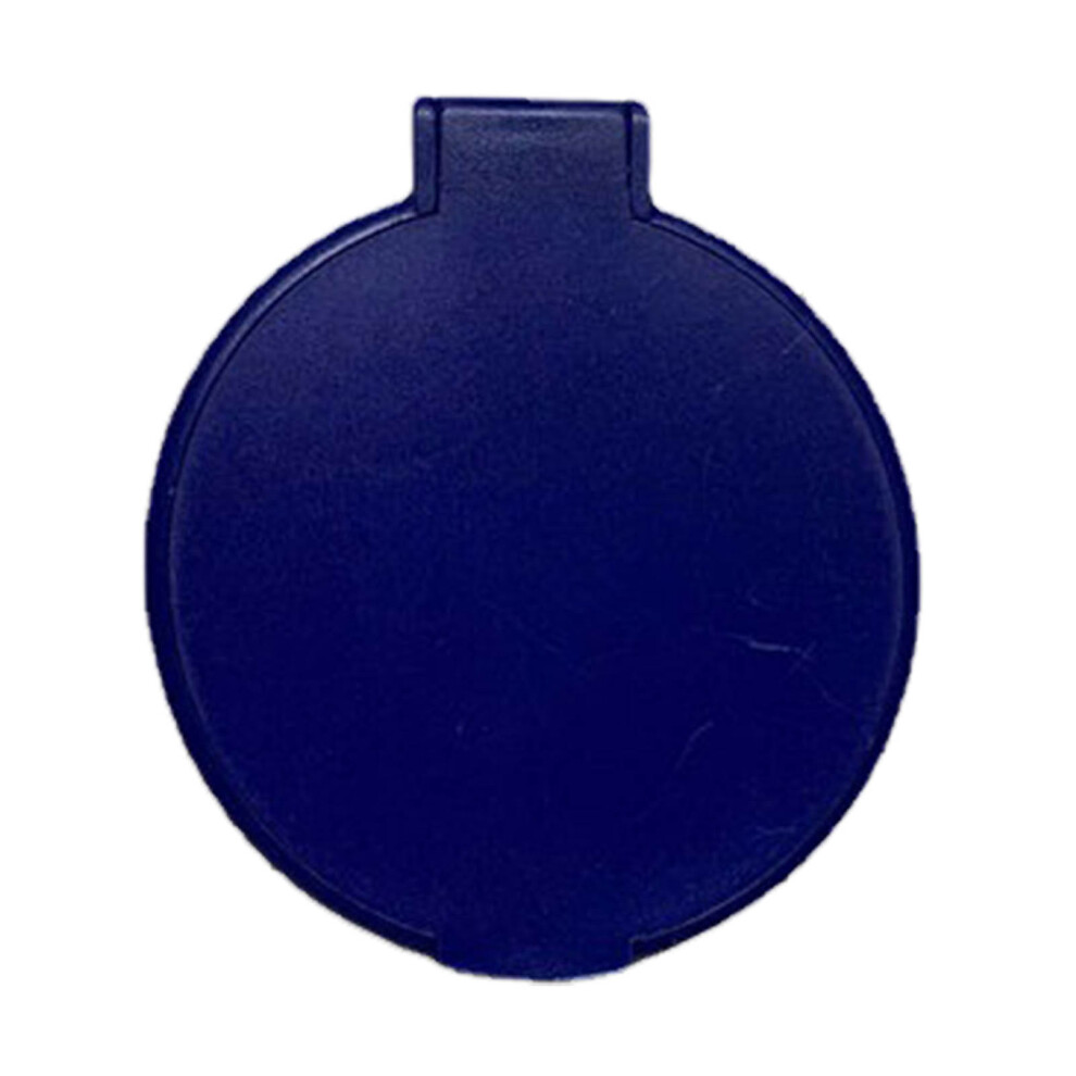 Folding Circular Cosmetic Mirror Plastic Portable Pocket