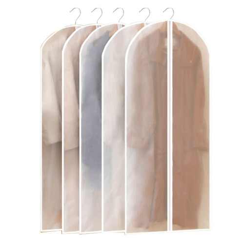 Τσάντα Ρούχων Πλαστική Διαφανής 120x60cm (5 τεμάχια)