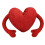 Red Heart Plush Pillow300g 1