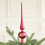 Red Plastic Electroplated Christmas Tree Top Star, 11 in 1