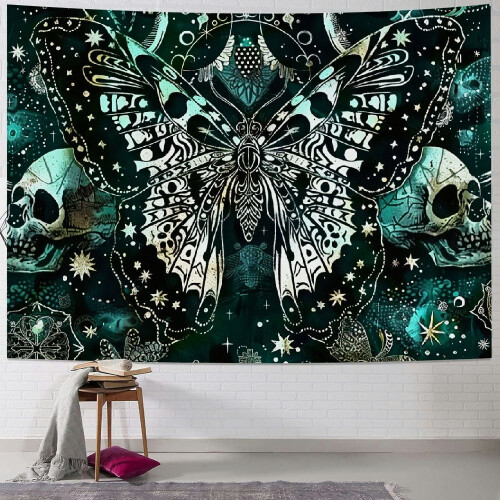 Κοντό βελούδινο ταπισερί Death Moth