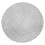Silver Circular Vinyl Placemat 15 Inch 1