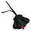 Cute Poodle Keyring Sturdy PU Leather Charm For Backpacks-Black 1